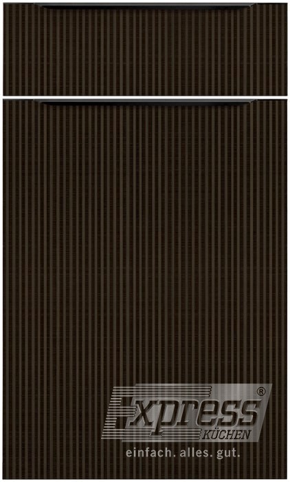 EK28889 Stripe S12 - Rillenfront Dunkelbraun 193